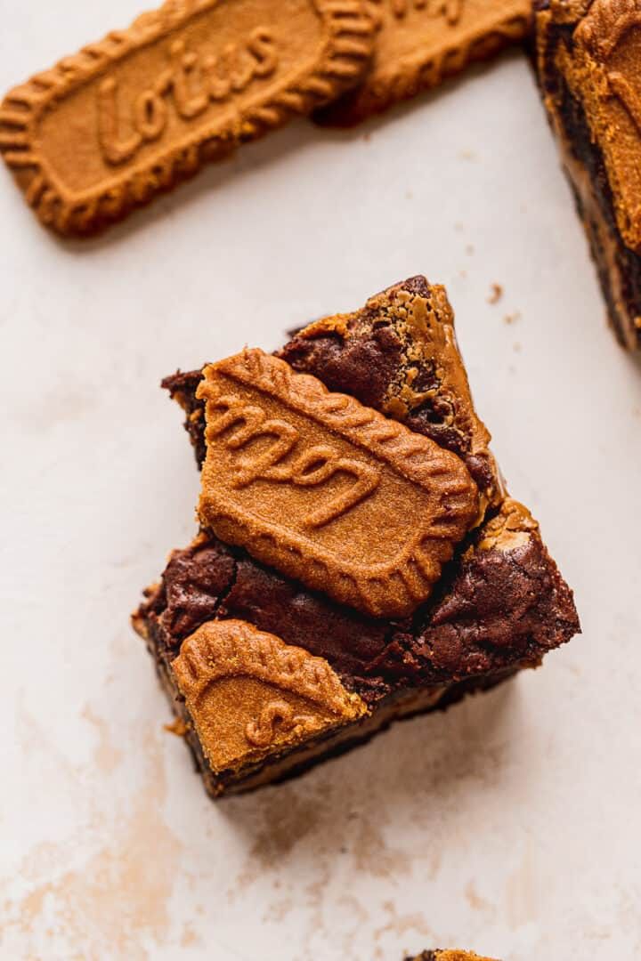 Brownie Spéculoos ( la part )